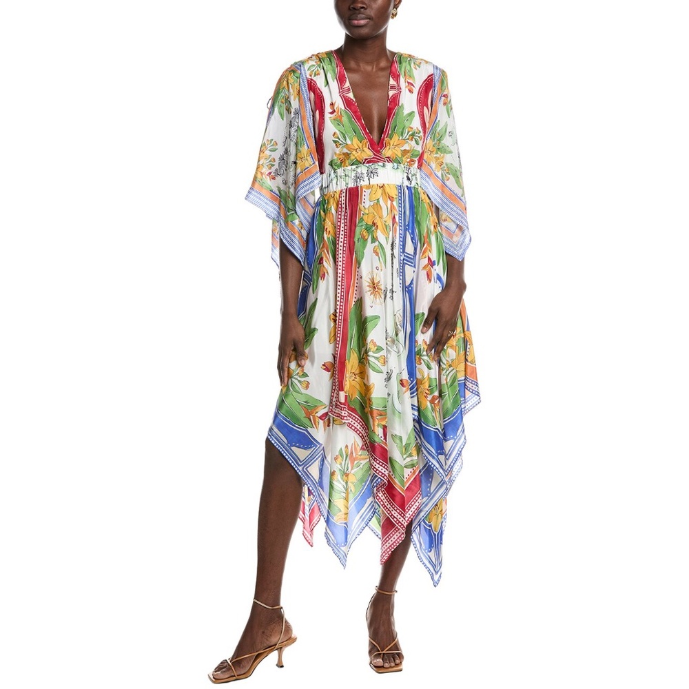 FARM Rio Tropical Destination Midi Dress S